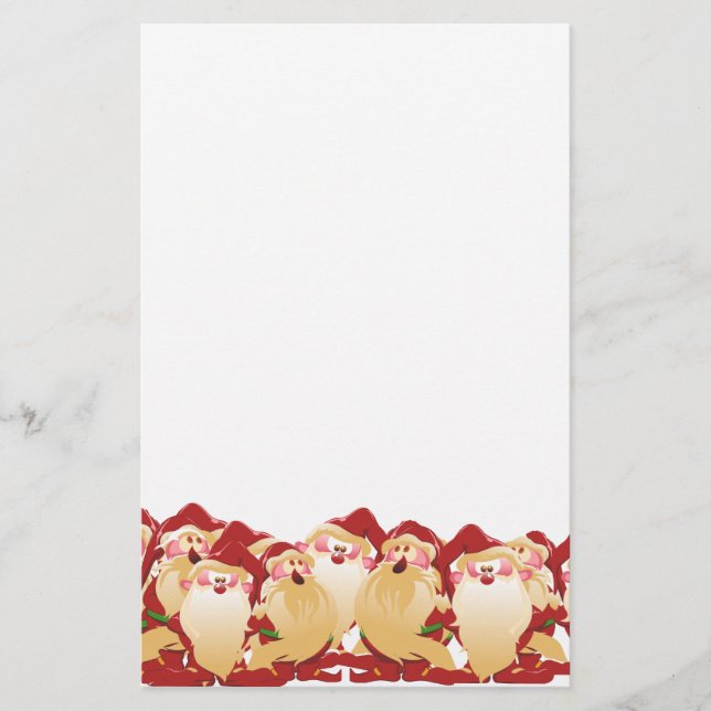 Christmas Elves Stationery (Front)