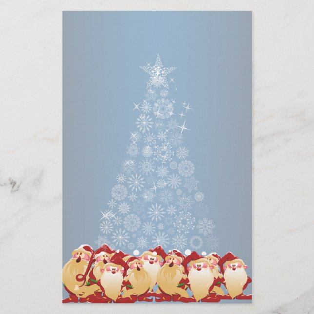 Christmas Elves Stationery (Front)