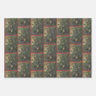 Christmas Elves Wrapping Paper Set 1