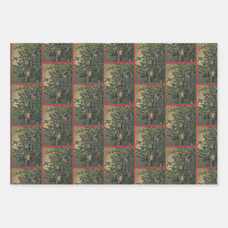Christmas Elves Wrapping Paper Set 1