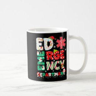 Christmas Emergency Room Er Rn Nurse Department He Coffee Mug