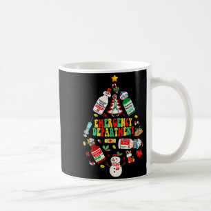 Christmas Emergency Room Er Rn Nurse Department He Coffee Mug