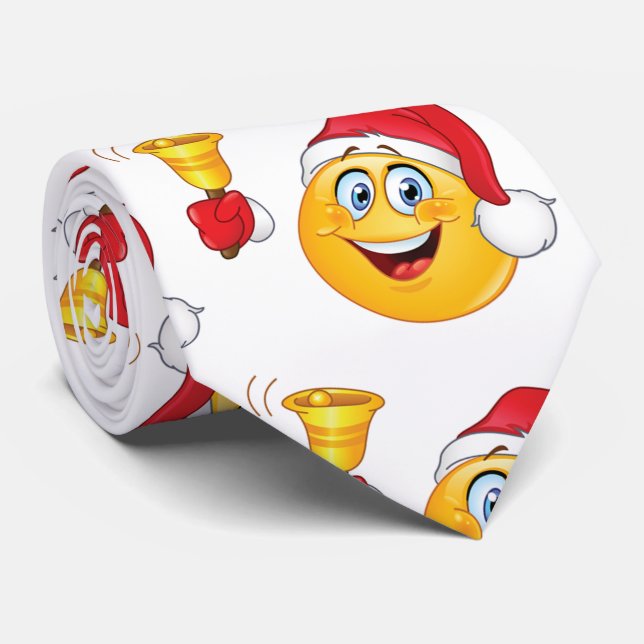 ****CHRISTMAS EMOGI**** CHRISTMAS TIE (Rolled)