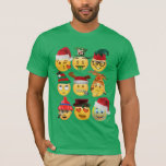 christmas emoji decorations funny shirt-design T-Shirt<br><div class="desc">christmas emoji decorations funny shirt-design . what do you need ugly sweater for when you can look creatively funny up-to-date and chic in a t-shirt-design, hoodie or any apparel for your Christmas get-together Christmas party or any other holiday gathering. Even get it on a mug or a cloak naughty or...</div>