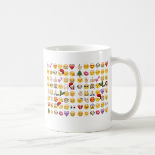 christmas emojis coffee mug