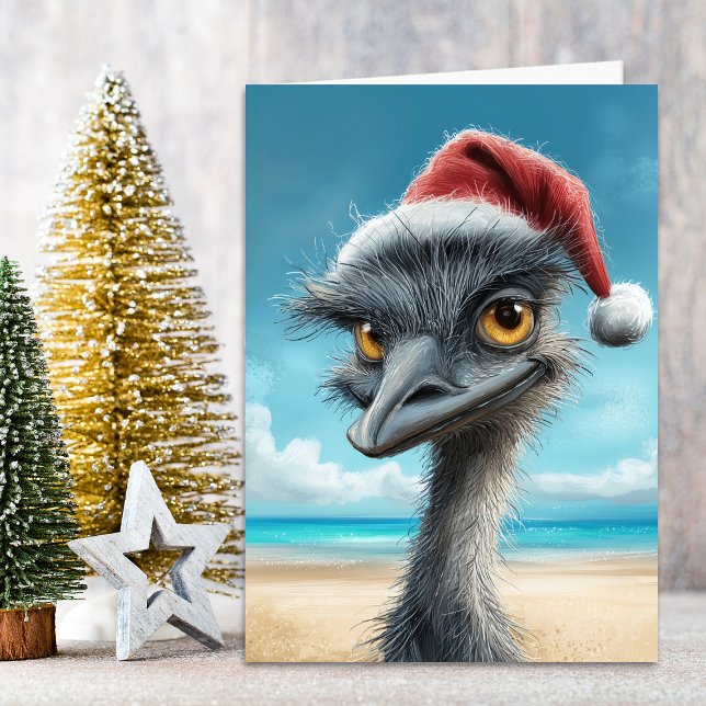 Christmas Emu Holiday Card (Creator Uploaded)