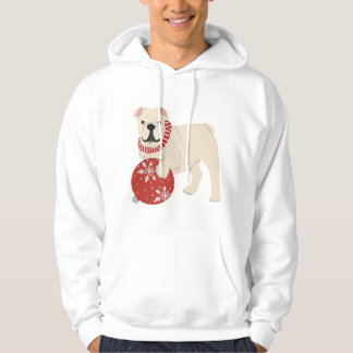 Christmas English Bulldog  Hoodie