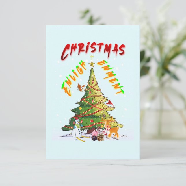 Christmas Enlightenment Card (Standing Front)