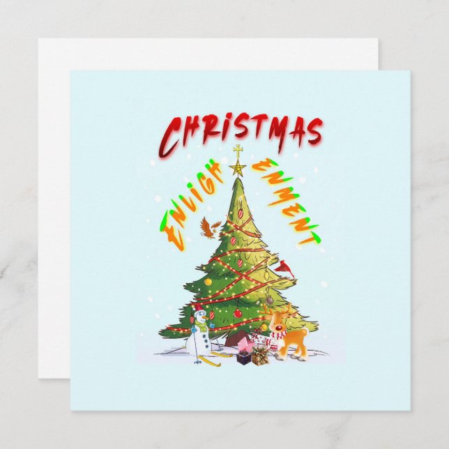 Christmas Enlightenment Card (Front/Back)