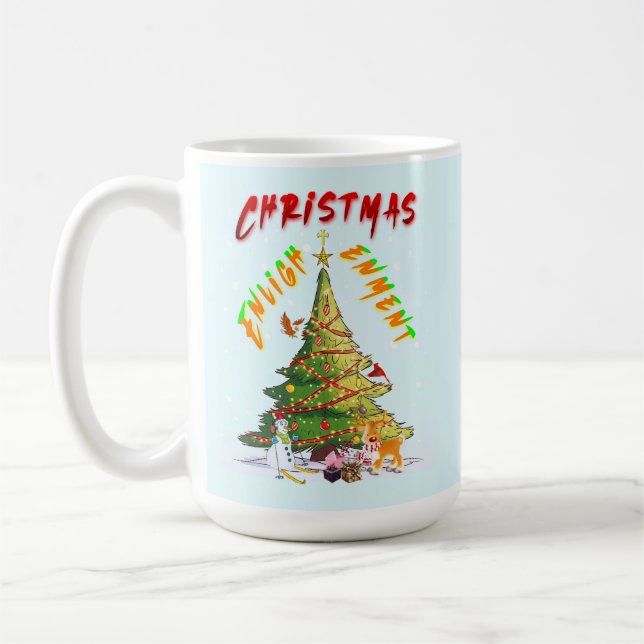Christmas Enlightenment Coffee Mug (Left)
