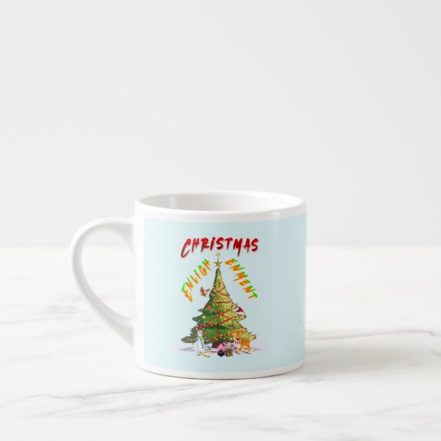 Christmas Enlightenment Espresso Cup (Left)