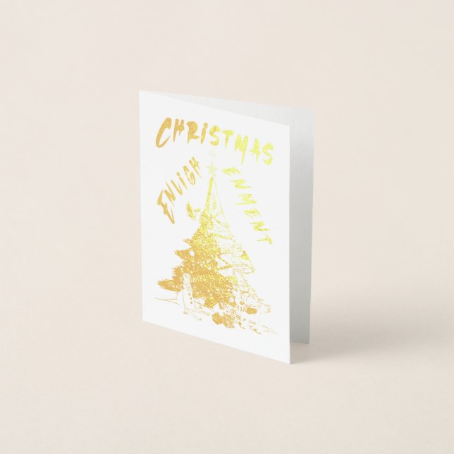 Christmas Enlightenment Foil Card (Front)