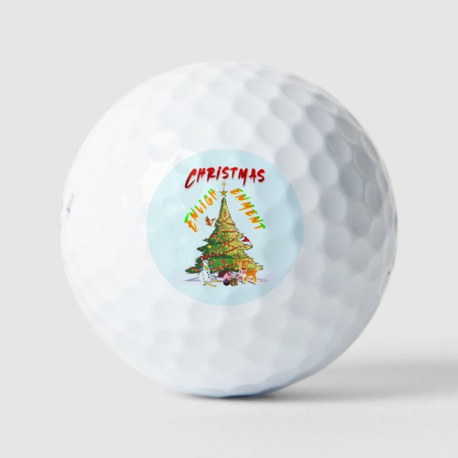 Christmas Enlightenment Golf Balls (Front)