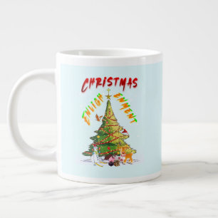 Christmas Enlightenment Large Coffee Mug