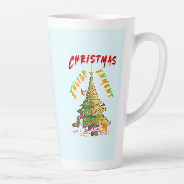 Christmas Enlightenment Latte Mug (Right)
