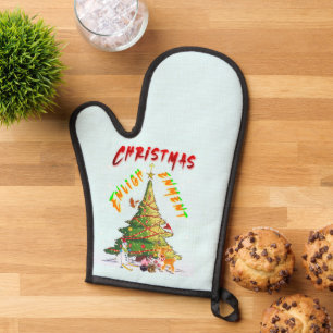 Christmas Enlightenment Oven Mitt