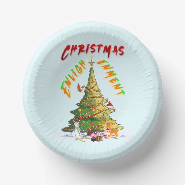 Christmas Enlightenment Paper Plate (Front)