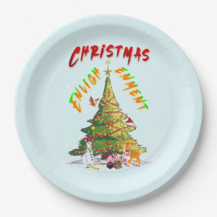 Christmas Enlightenment Paper Plate