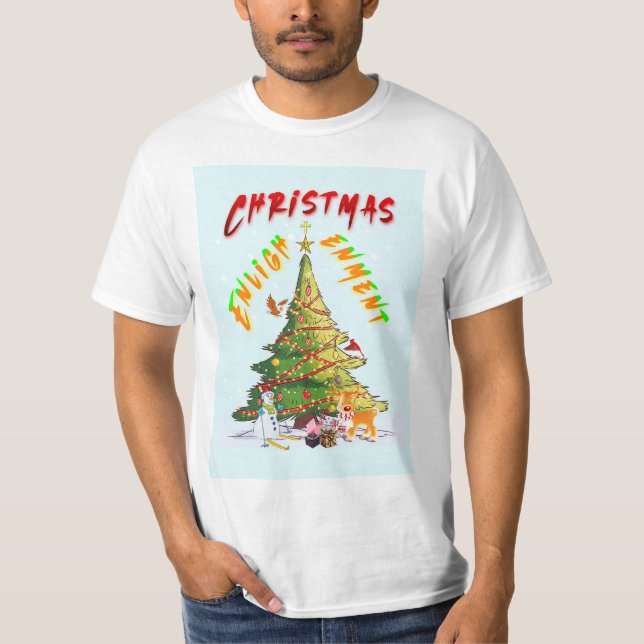 Christmas Enlightenment T-Shirt (Front)