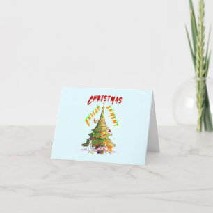 Christmas Enlightenment Thank You Card
