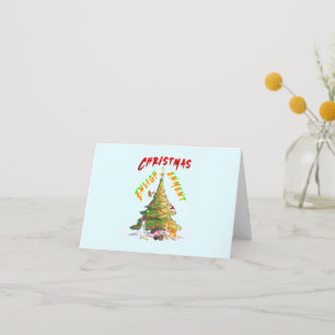 Christmas Enlightenment Thank You Card
