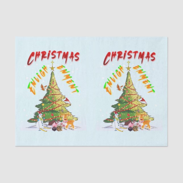 Christmas Enlightenment Tissue Paper (Front)