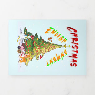 Christmas Enlightenment Tri-Fold Card