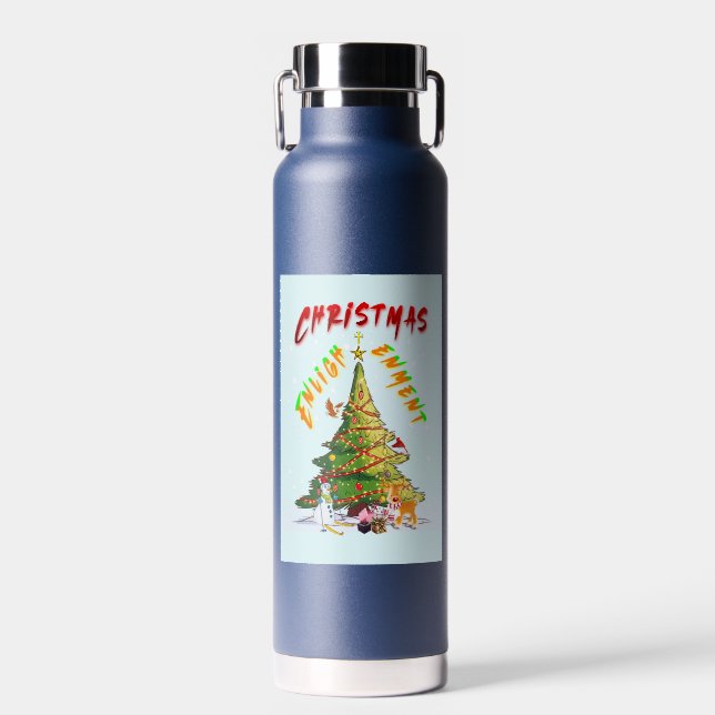 Christmas Enlightenment Water Bottle (Front)