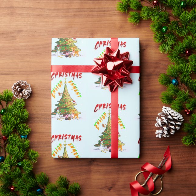 Christmas Enlightenment Wrapping Paper (Holiday Gift)