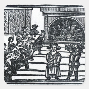 Christmas Entertainment Square Sticker