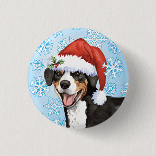 Christmas Entlebucher 3 Cm Round Badge