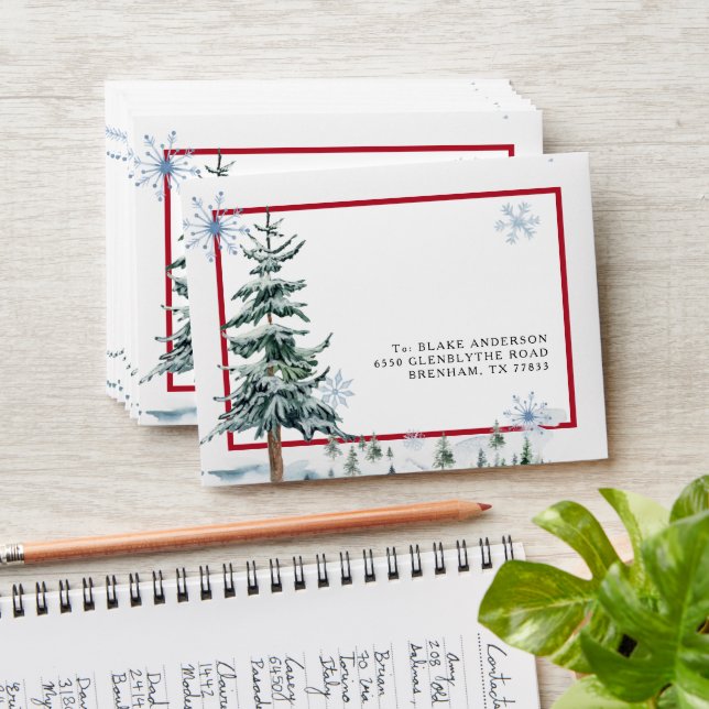 Christmas envelope (Stacked)