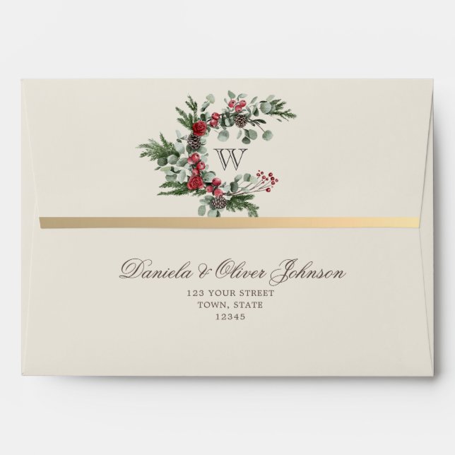 Christmas Envelope (Back (Top Flap))