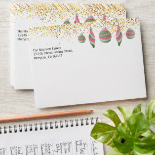 Christmas Envelope, Christmas Invite Envelope