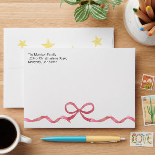 Christmas Envelope, Christmas Tree Envelope