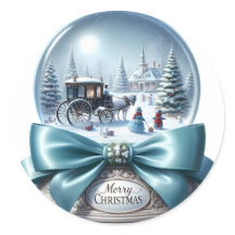 Christmas Envelope Package Sticker Set