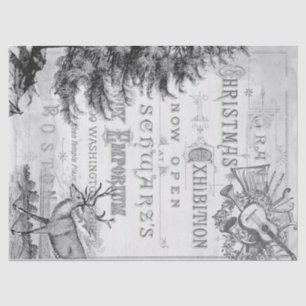 Christmas Ephemera Decoupage Tissue Paper