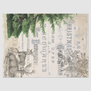 Christmas Ephemera Decoupage Tissue Tissue Paper