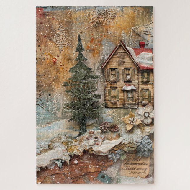 Christmas Ephemera Puzzle (Vertical)