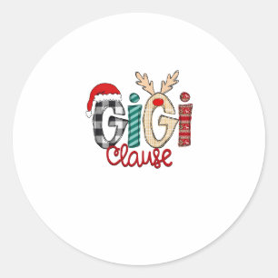 Christmas ER Nurse Shirt Women Emergency Departmen Classic Round Sticker