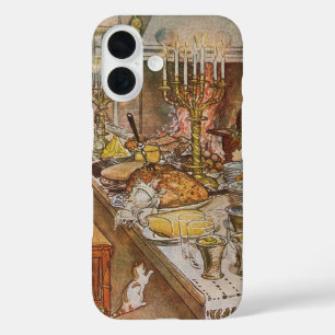 Christmas Eve by Carl Larsson, Vintage Holidays iPhone 16 Case