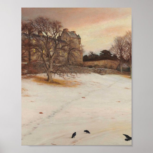 Christmas Eve (by John Everett Millais) Poster (Front)