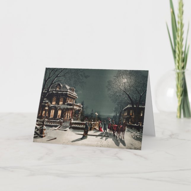 Christmas Eve by Joseph Hoover & Sons Holiday Card (Front)