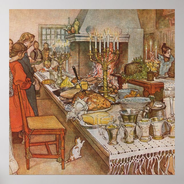 Christmas Eve Carl Larsson 1904 Poster (Front)