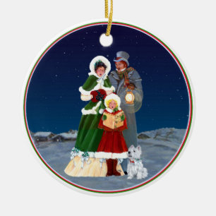 Christmas Eve Ceramic Tree Decoration
