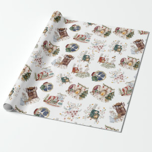 Christmas Eve Cosy Little Ones at Home Gift Wrapping Paper