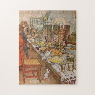 Christmas Eve Dinner Carl Larsson 1904 Jigsaw Puzzle