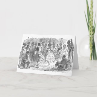 Christmas Eve Festivities on a Louisiana Estate Holiday Card