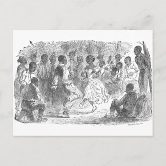 Christmas Eve Festivities on a Louisiana Estate Holiday Postcard