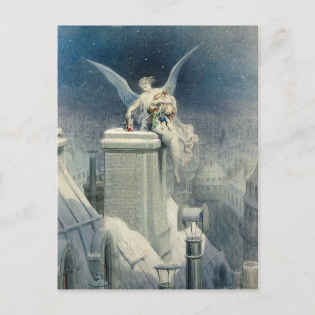 Christmas Eve Holiday Postcard (Front)